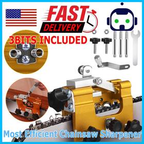 Miniduino 601549217517 Chainsaw Sharpener Jig Sharpening Tool Kit For 12-20 Inch Chain Saws &electric