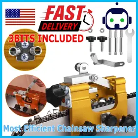 Miniduino 601549217517 Chainsaw Sharpener Jig Sharpening Tool Kit For 12-20 Inch Chain Saws &electric