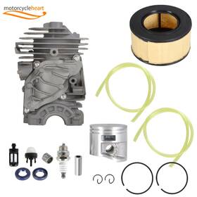 Mitoharet 939319 Cylinder Piston Air Filter Bulb Fit For Ms251 Ms 251 44mm Chainsaw Tune-up Kit