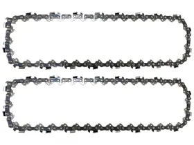 21004340 Morocca 2pc Chainsaw Chain Replacement For Bauer 64940 10 Inch Cordless 3/