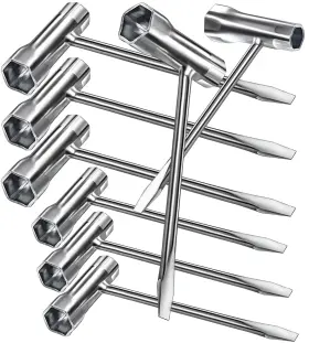 Motbach 735632387440 6 Pack Chainsaw Screwdriver Wrench Set 13 By 19 Mm Long And Short Size All