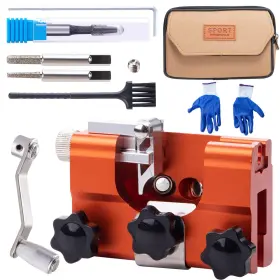 Mrelc 786552484245 Chainsaw Sharpener Sharpening Jig Kit With Tungsten Burr