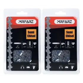 80dl-2 Mrfarz 20 Inch Chainsaw Chain 2 Chains .325 Pitch .050 Gauge 80 Drive Links Fits H