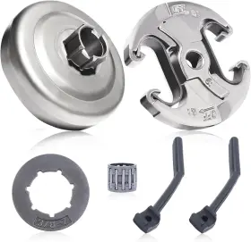 0201-0021 Mtanlo 3/8 Clutch Drum Rim Sprocket Cover Bearing Kit For Husqvarna 455 460 Rancher 461