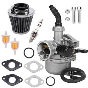 Mtrparts 747556681009 Pz19 Carburetor For 50cc 70cc 80cc 90cc 110cc 125cc Atv Dirt Pit Bike Taotao