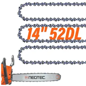 52dl-3 Neo-tec 3/8lp 14 Inch Chainsaw Chain 3/8 Lp Pitch .050 Gauge 52 Drive Links Fits For Ryo