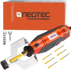 Neo-tec 720314099315 Electric Chainsaw Sharpener Kit On-saw Quick Sharpening Tool Orange