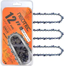 4pitch Neo-tec 755225991571 12 Inch Chainsaw Chain For In Bar-1/4pitch 043 Gauge 64 Drive Links-
