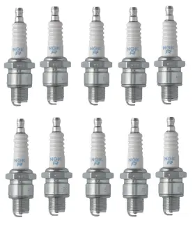 Br6hs Ngk 10 Pack Of Genuine Oem Replacement Spark Plugs Br6hs-10pk