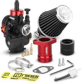 Nibbi Nibbi-212-z 24mm Carburetor Kit For Predator 212 Coleman 212cc 196cc Red