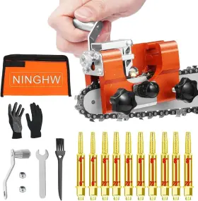 Ninghw 765672764871 Chainsaw Sharpener Jig Upgraded Chain Saw Tool Hand Crank Chainsa