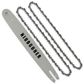 Niubgoner Xxs02 18 Inch Chainsaw Guide Bar And Chain 0.325 Pitch .063 Gauge 68dl Replaceme