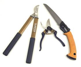 Olmsted Forge 659988122183 Pruning Tool Kit 3 Pcs Pruner Saw And Lopper