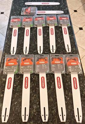Oregon 01133 Lot Of 11 New 27856 14 Inch Guide Bar Advancecut Chainsaw Chain S52 3/8