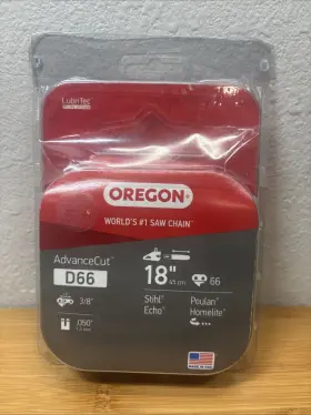 Oregon 036577000198 D66 Advancecut 18-inch Saw Chain - Open Box