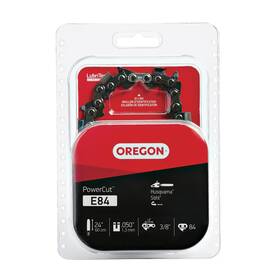 Oregon 036577578338 E84 Full Chisel Professional Chainsaw Chain For 24 Inch Bar 84 Drive Link
