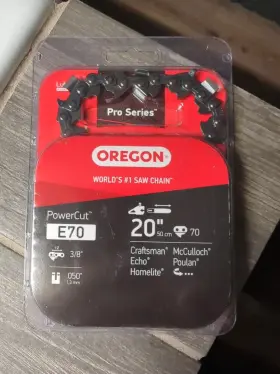 Oregon 036577578437 E70 Power Cut Saw Chain 20in Brand New