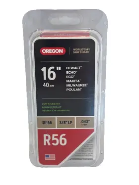 Oregon 036577643005 R56 Chainsaw Chain 56 Drive Link 3/8 Inch Lp .043 Genuine Parts