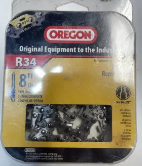 Oregon 036577643012 8 Inch R34 Chainsaw Chain 34 Link 3/8 Lp .043 Genuine Parts Nos -made 2011