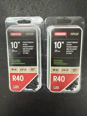 Oregon 036577643029 Low Kickback Chainsaw Chain 10 Inch R40 New Free Shipping
