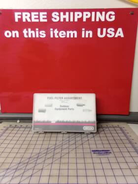 Oregon 08-075-0 Fuel Filter Assortment Kit With 72 Pieces Missing 2 Filters New Free S