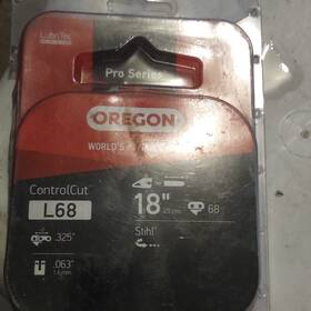 Oregon 104005 Controlcut L68 Chainsaw Chain 18 Inch Steel For Stihl Ms 230 231
