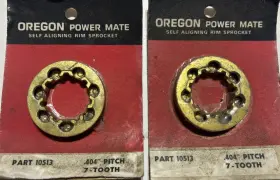 10513 Oregon 2-pack Genuine Rim .404 Inch Pitch 7-tooth Vintage New Free Shipping