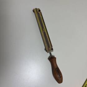 Oregon 13252 Vintage Wood Handle Chain Saw File Holder Guide Sharpening Tool Usa