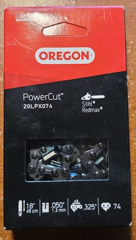 Oregon 20lpox074 20lpx074 Chain 18 Inch .325 .050