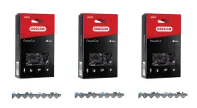 22lpx080g Oregon 3-pack Powercut Full Chisel Chains .325 Pitch - .063 Gauge 80 Dl 3