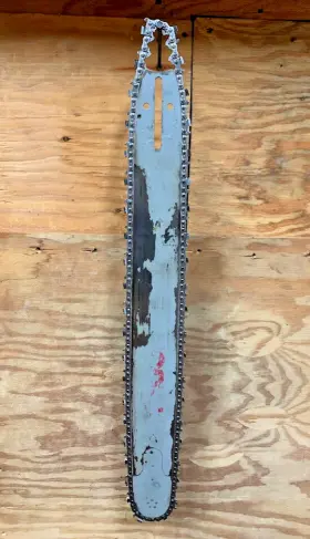 240xxxd009 Oregon Used D009 Husqvarna Chainsaw 24 Inch Pro Tip Bar And New Chisel Chain .050 3/8