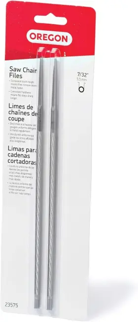 23575 Oregon 300026932904 7/32 Inch Chain Saw File Pack Of 2