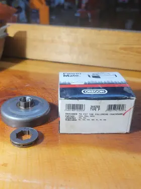 34425x Oregon Vintage Nos Power Mate Clutch Drum Rim Sprocket Type P Partner