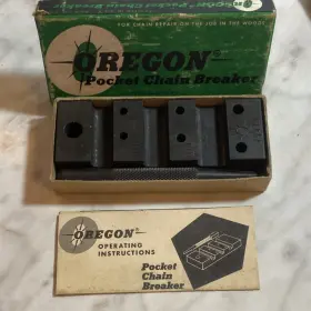45178 Oregon Vintage Pocket Chain Breaker Black Metal For Chainsaw 1968
