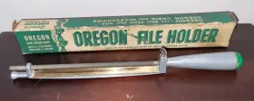 57300 Oregon Vintage 1954 File Holder - 1/4 Inch With Nicholson Chainsaw