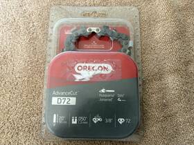Oregon 584502 D72 Advancecut Chainsaw 20 Inch Chain 3/8 Pitch .050 Gauge 72 Drive Links
