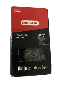72exl070g Oregon Powercut 20 Inch Pitch 3/8 Gauge .050 Chain