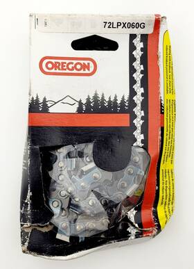 Oregon 72lpx060g Powercut E60 Saw Chain 60 Drive Links 3/8 Inch Pitch .050 Gauge