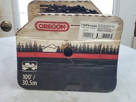 Oregon 73dpx100u Chainsaw Chain 3/8 Inch .058 Ga. Reel Mostly Full