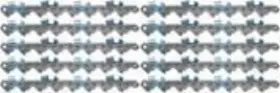 73lgx072g Oregon 10 Pk 20 Inch Powercut Full Chisel Saw Chain 3/8 .058 72dl