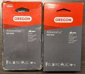Oregon 90px056 2 Pack 16 Inch Chainsaw Chain 3/8 .043 56dl -
