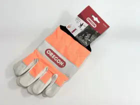 91305l Oregon New Leather Chainsaw Gloves Large - Fast Shipping