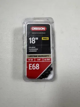 E68-21 Oregon 68 Link Replacement Chainsaw Chain For 18in 0.05in Gauge 3/8in Pitch