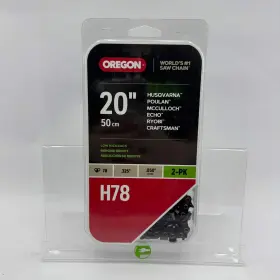 Hch78t-22fcan Oregon New H78 20 Inch Saw Chain 2-pk