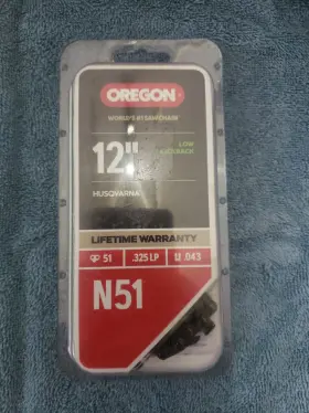 N51-21 Oregon Chainsaw Chain For 12 Inch Bar Fits Husqvarna Models Low Kickback