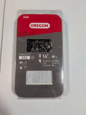 Orgs522 Oregon New S52 Advancecut 14 Inch Chainsaw Chain 3/8x.050x52 Husqvarna Read