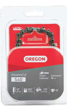Oregon Ox 150 Advance Cut 10 Inch 40 Links Chainsaw Chain S40 Saw