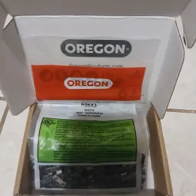 S56x3 Oregon R56x3 3 Pk Saw Chain For 16 Inch Bar 56 Drive Links 3/8 Pitch