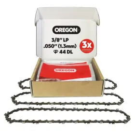 T44x3 Oregon 3pack 3/8 Inch Lp Pitch .050 1.3 Mm Gauge Chainsaw Chain For 12 30cm B