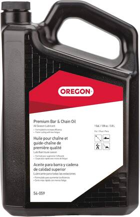 Oregon Tool 032488540594 54-059 Premium Bar And Chain Oil Lubricant For Chainsaws 1 Gallon Bo